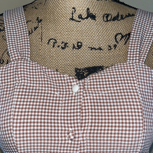 Gingham Midi Dress - Picture 3 of 10